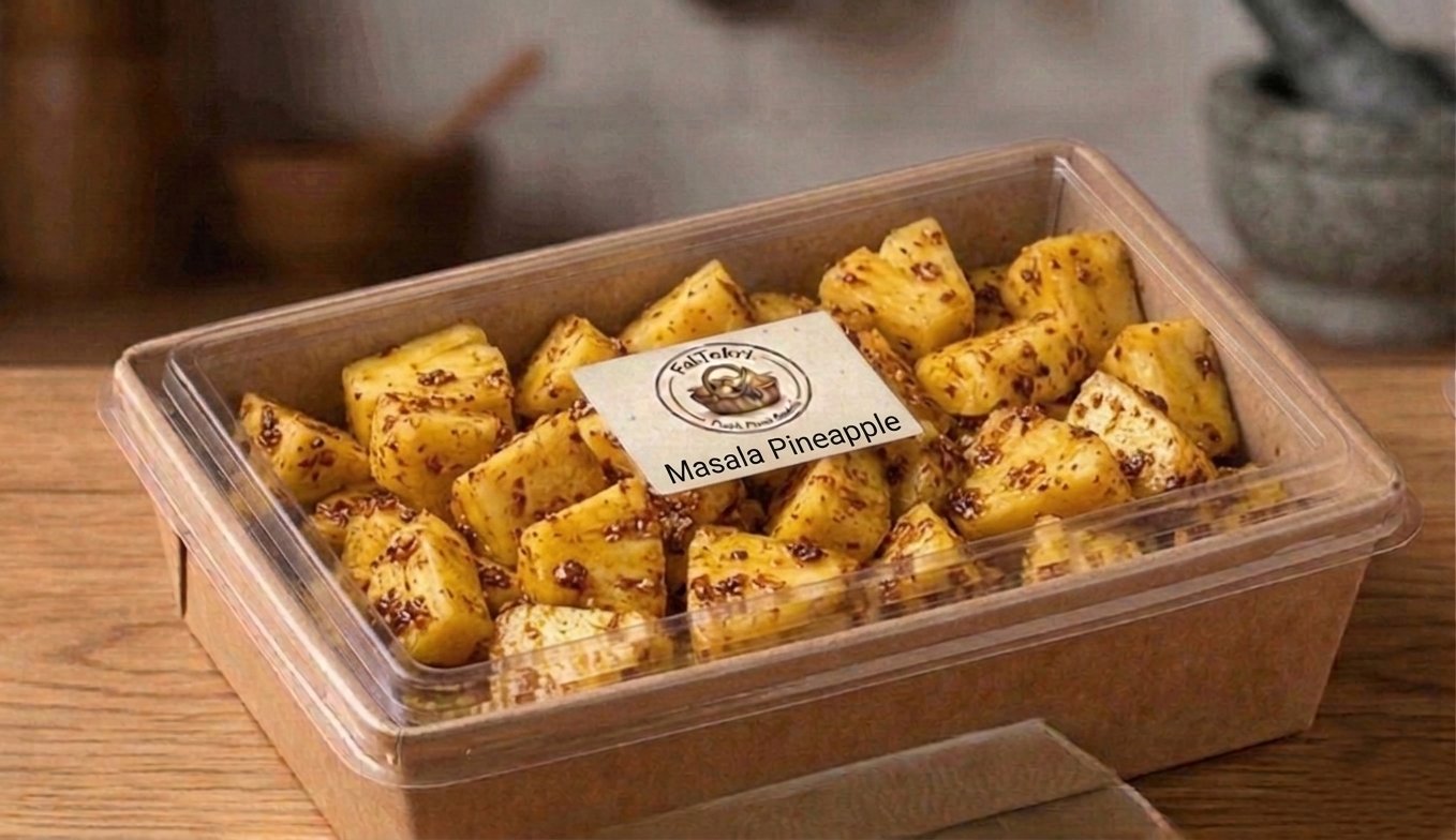 Tangy Masala Pineapple Fruit Salad